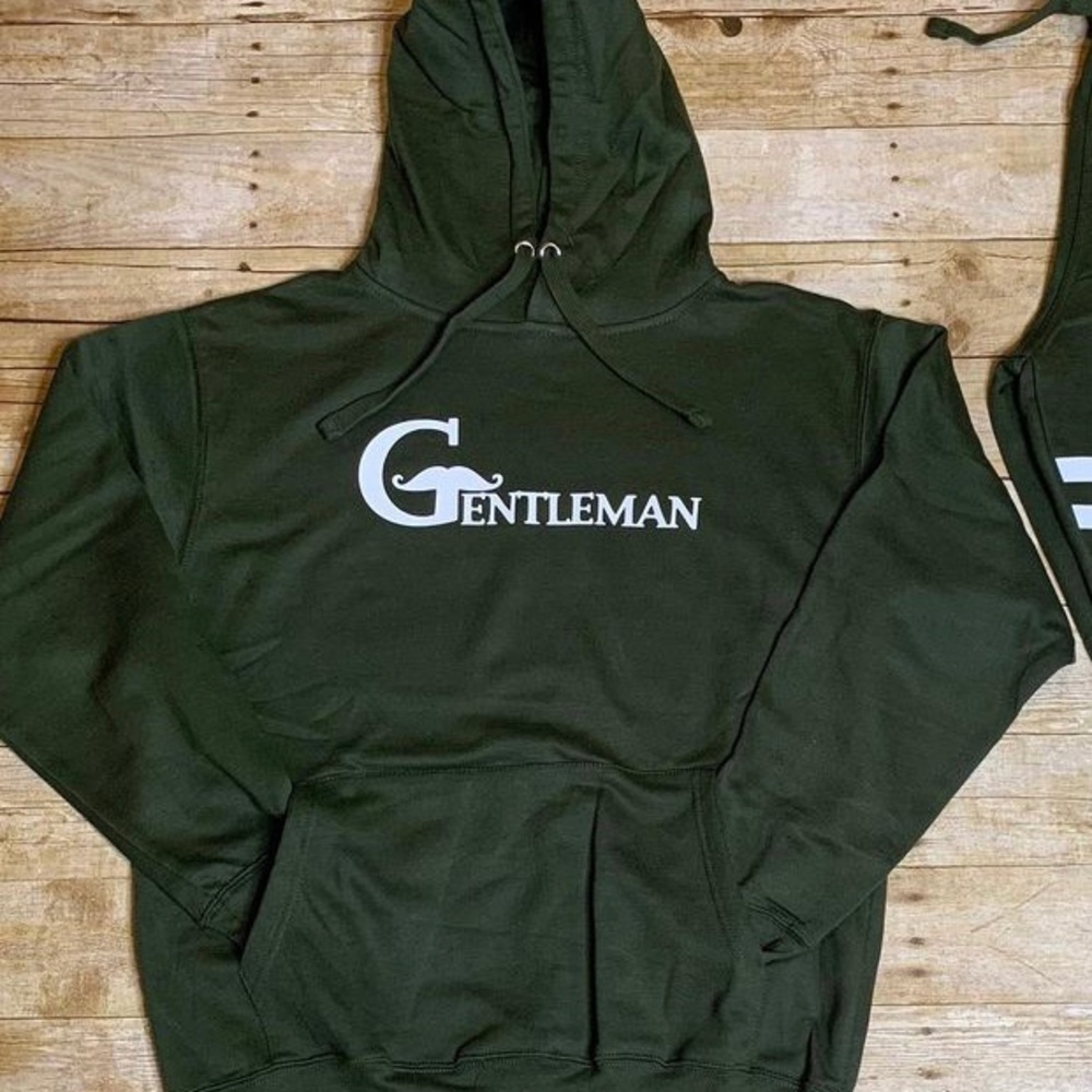 Forest Green Gentleman Original Logo in White - Gentleman Apparels
